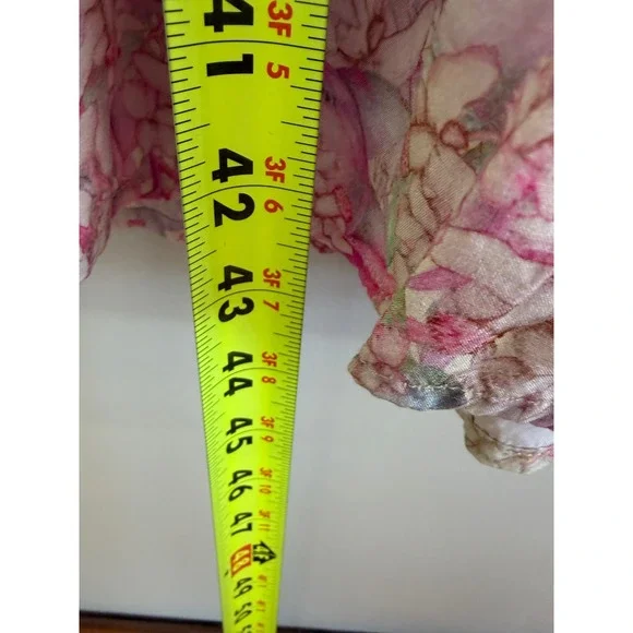 Taylor Tillman Liza Midi Ruffle Shirt Dress in Lavender Earth Size XS Oversized - Picture 8 of 9